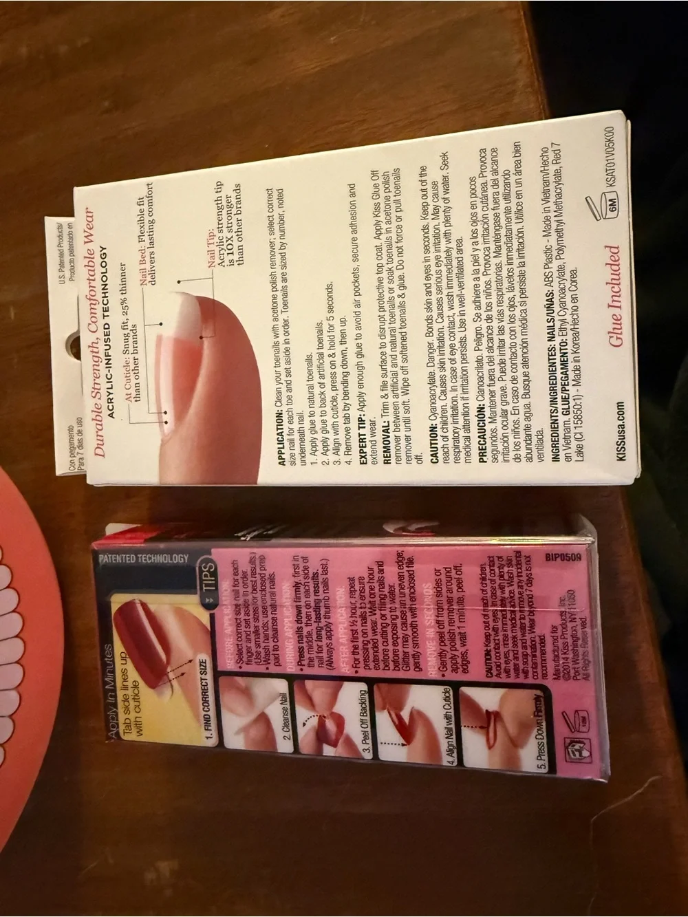 imPRESS Nude Pink Press-On Nails – and kiss press on toe nails